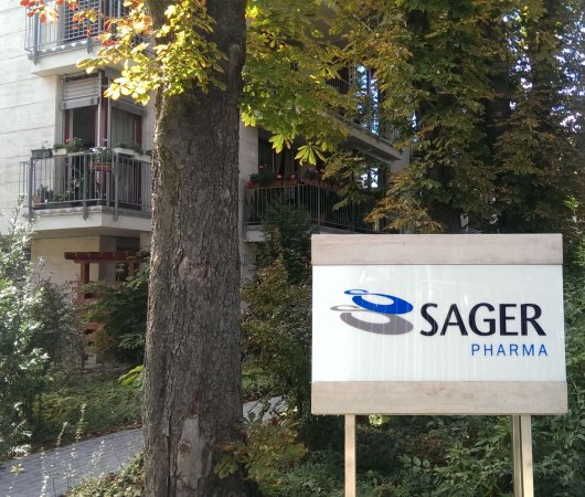 Sager Pharma irodájának képe